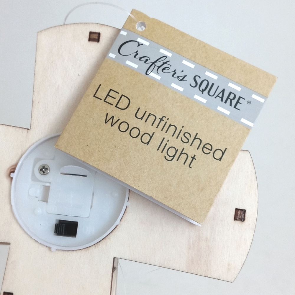 Wooden Decorative Cross With Led Light Perfect for Crafts and Family Fun! - Picture 2 of 7
